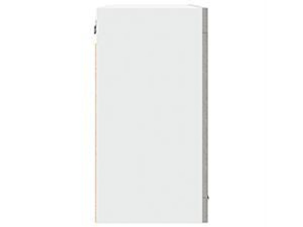 vidaXL Hängeglasschrank Lyon Betongrau 80x31x60 cm
