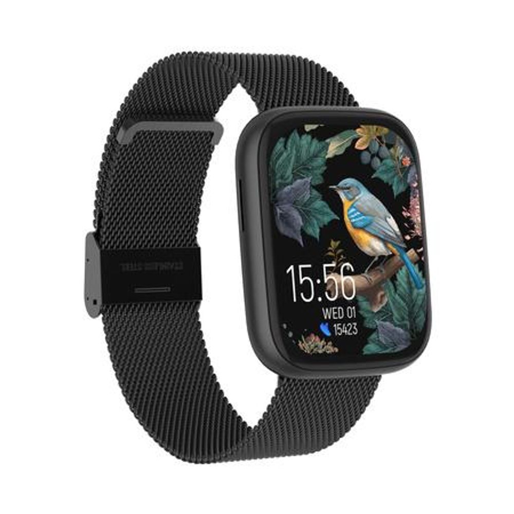 Forever Smartwatch SW-330 ForeVigo 4 Czarny, Wodoodporny, Bluetooth, IP68, Amoled, Monitoring Snu, Pulsometr, Tryby Sportowe