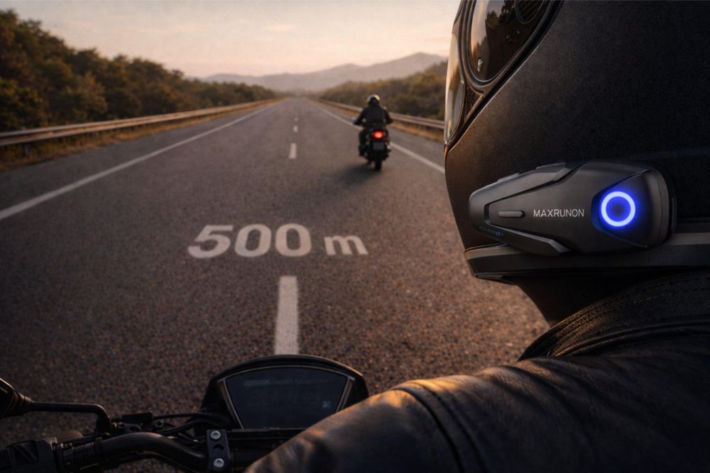interfono moto 500 m comunicazione pilota passeggero