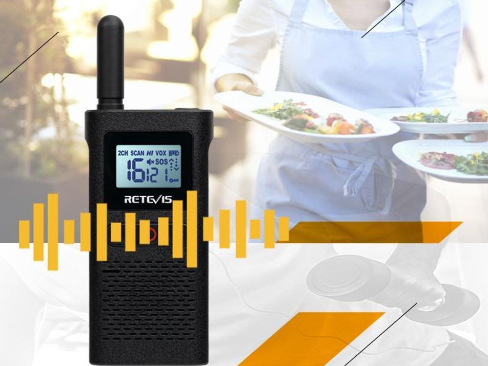 Retevis RB628 Funkgerät Mini, 1500mAh PMR446 Lizenzfreier 16 Kanäle Funkgeräte Wiederaufladbar, VOX, LCD-Anzeige, CTCSS/DCS Professional Walkie Talkie für den Einzelhandel (2 Stück, Schwarz)