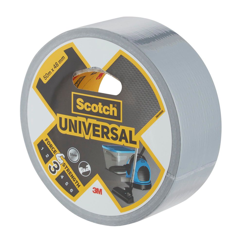Scotch® Universal Klebeband 2904, silber, 50 m x 48 mm