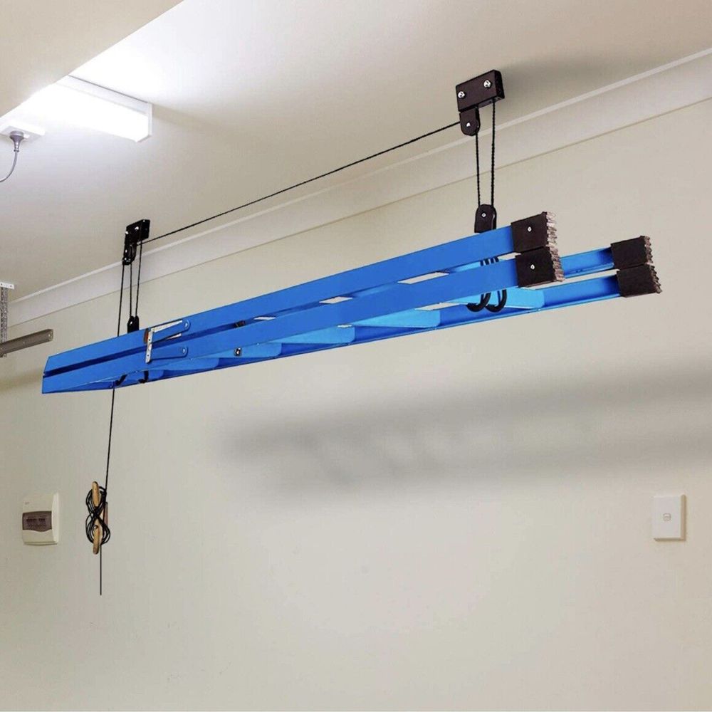 Fahrradlift, Fahrradaufhängung Fahrradaufzug Halterung Deckenhalterung für Fahrräder Deckenmontage Fahrradhalter Seilzug bis 20kg Schwarz