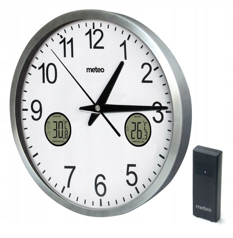 Großes Zifferblatt der ZP31 Wanduhr mit 30 cm Durchmesser