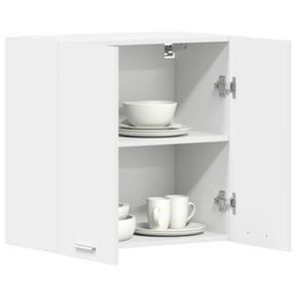 vidaXL Pensile Lyon Bianco 60x31x60 cm Materiale ligneo
