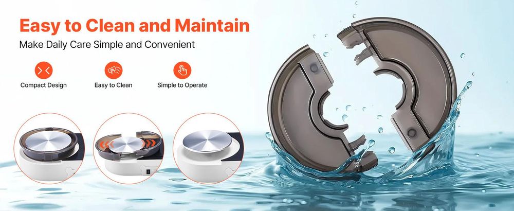 VEVOR Mini Töpferscheibe Maschine 158 mm Drehteller mit einstellbarer Rotationsgeschwindigkeit, elektrische Tonscheibe mit Tonformungswerkzeugen, geeignet für Heimwerken Töpferkurse, Weiß