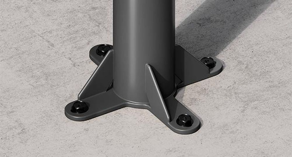 SONGMICS Sonnenschirm Ø 300 cm mit LED-Solar-Beleuchtung UPF 50+