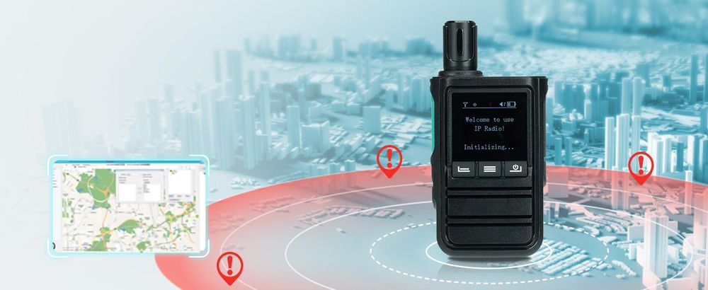 Retevis L61 4G Funkgeräte, Netzwerk Walkie Talkie Unlimited Distance mit GPS, 2500 mAh, Type-C, Großer Reichweite mit GPS, für Logistik, Camping