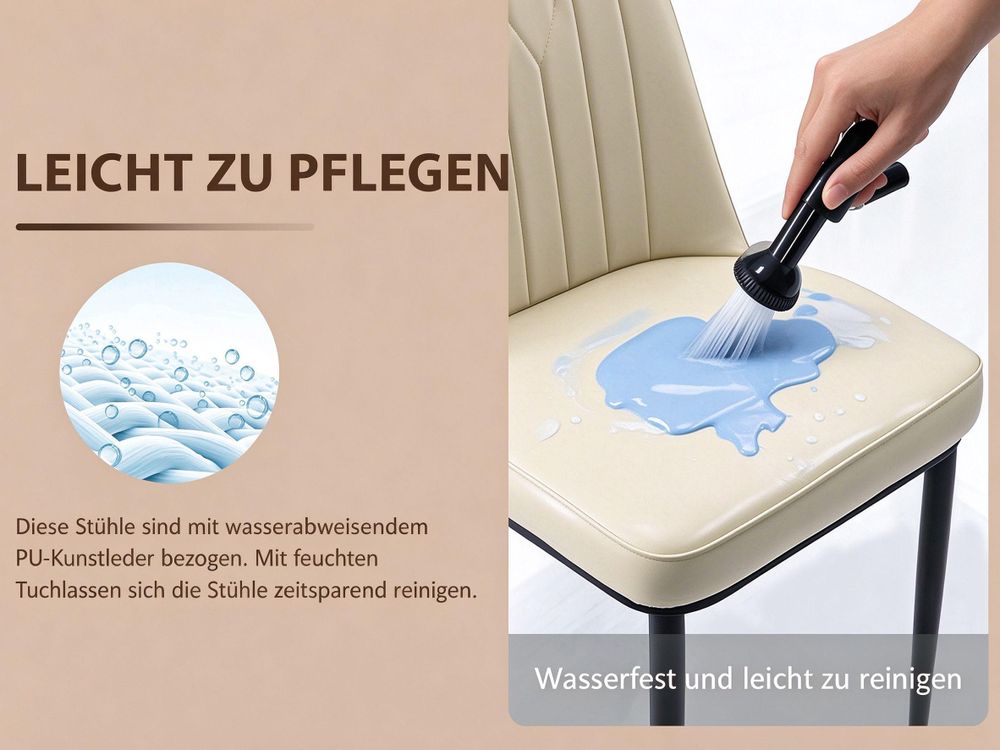Einfach zu reinigen und zu montieren