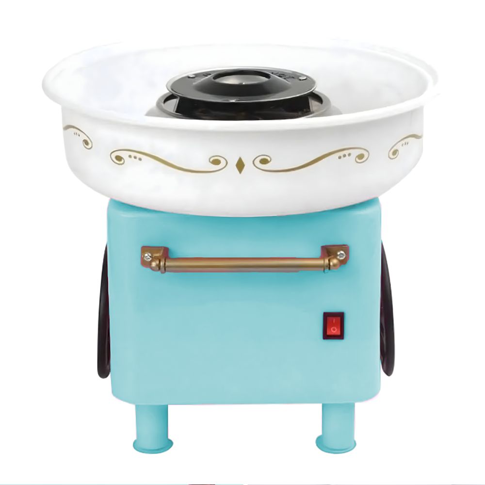 Zuckerwattemaschine Set – 500W Automat, Retro-Design, inkl. 10 Zuckerwatte-Stäbchen & Messlöffel, für Zuhause & Kinderpartys, süße Leckereien Retoo