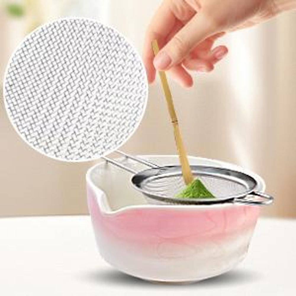 Matcha Set, Matcha Teezeremonie Set, Matcha Schneebesen, Keramik Schale, Teelöffel, Bambus Matcha Besen, Traditionelles Teezeremonie Set