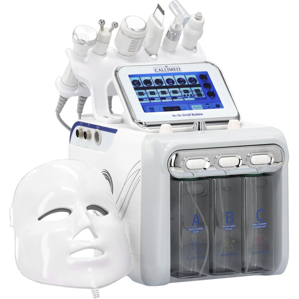 Idradermabrasione idrogeno purificazione ossigeno infusione 7in1 cavitazione peeling maschera combo