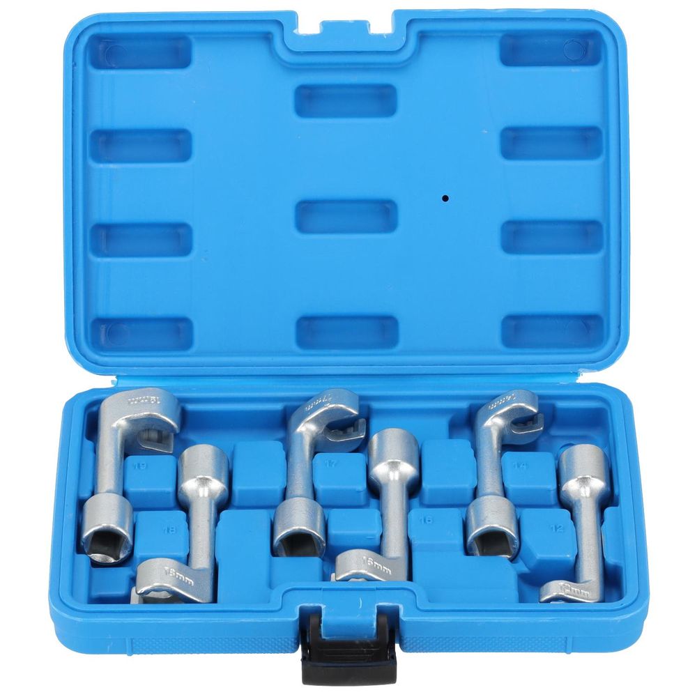 LUXTOM | Leitungsschlüssel, für 1/2', 12-19mm, 6TLG, Offen Schlüssel, für Diesel Kraftstoffleitung, Einspritzleitung Werkzeug