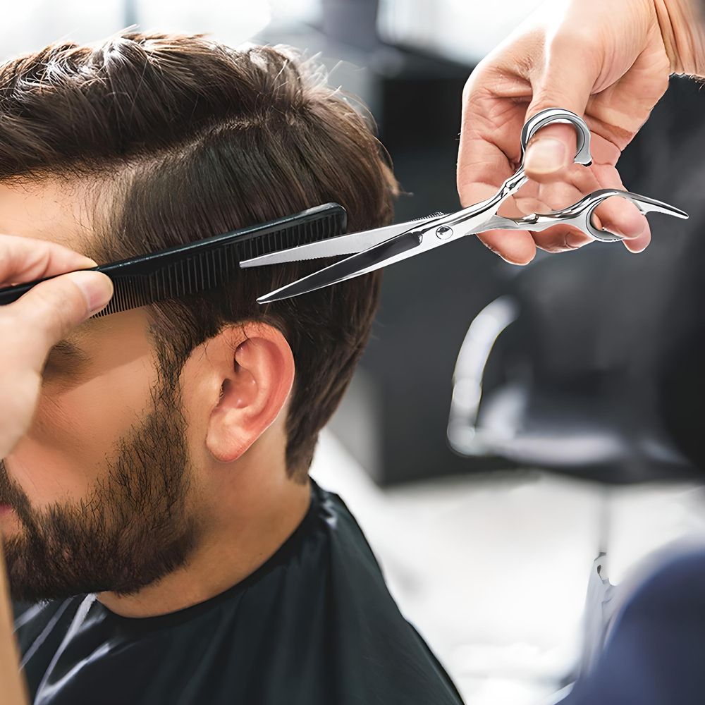 Haarschere Set Professionelle Schere Profi Friseur Friseurscheren mit Etui Premium Friseurschere Effilierschere Männer Frauen Kinder Edelstahl Retoo