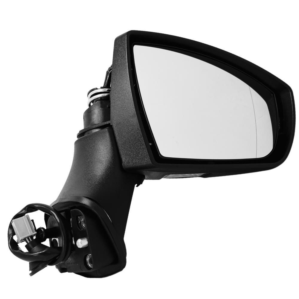 BILMAX Außenspiegel Ersatz für Ford Kuga I 2008-2012 Elektrisch Verstellbar, Manuell Einklappbar, Blinker, Pfützenlampe, Grundiert, 7 Pin Rechts