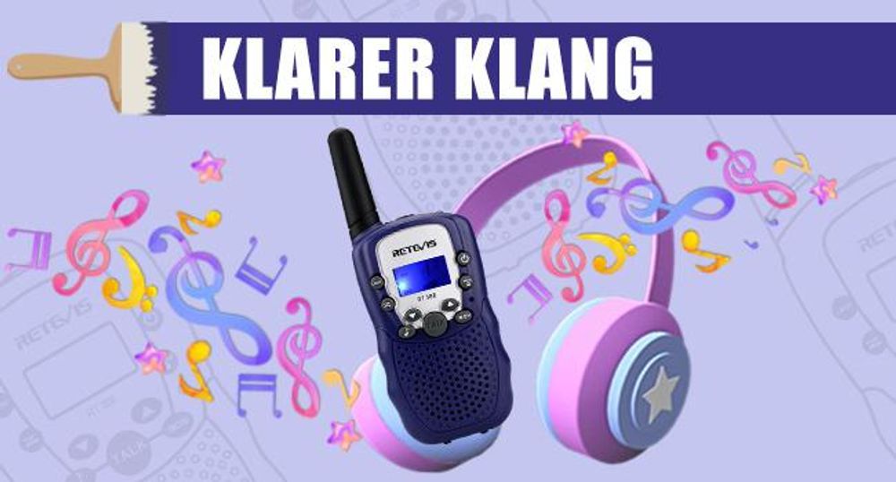 Retevis RT388 Walkie Talkie Kinder, Geschenke für Kinder, Spielzeug ab 4-12 Jahre, sichere Tastensperrer, für Abenteuer, Camping, Wandern (Zwei Paare)