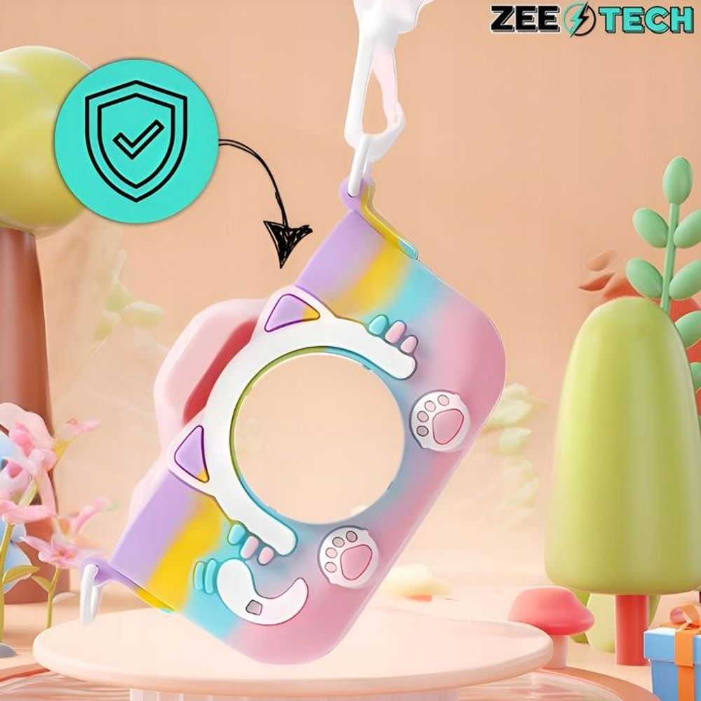Digitale Kinderkamera 40Mp - Spielzeugkamera Mit Spielen + 32Gb Karte