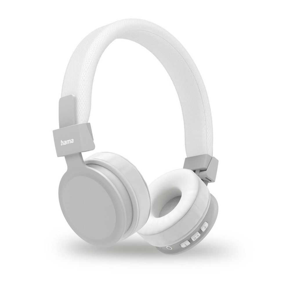 Hama Bluetooth-Kopfhörer Freedom Lit II Bluetooth, Over-Ear, 15h Akku, Weiß