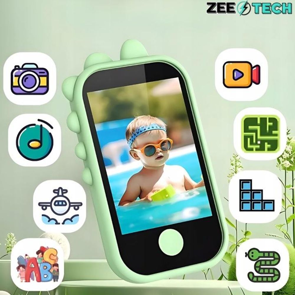 Telefon Für Kinder Spielzeug Digitale Kamera Lernkamera + Karte 32Gb