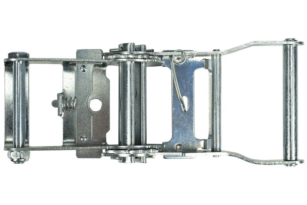 UNITRAILER Ratschenspanner für Transportgurte 50mm 2t Silber verzinkt Ersatzratsche EN 12195-2 Spanner