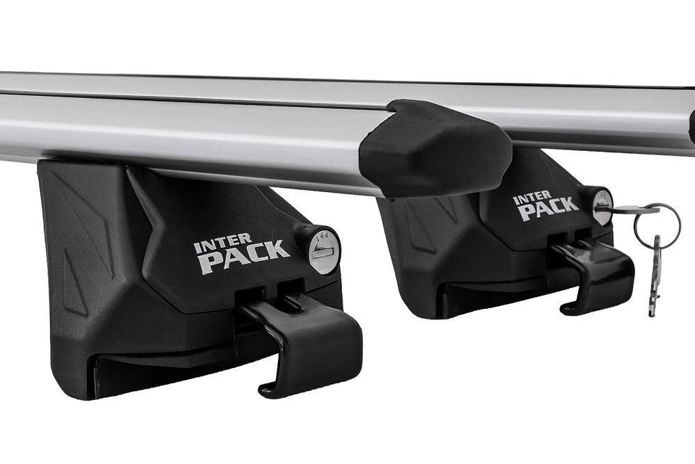 Green Valley – 2 Aluminium-Dachträger Edge 112 cm – Fahrzeuge mit geschlossener
