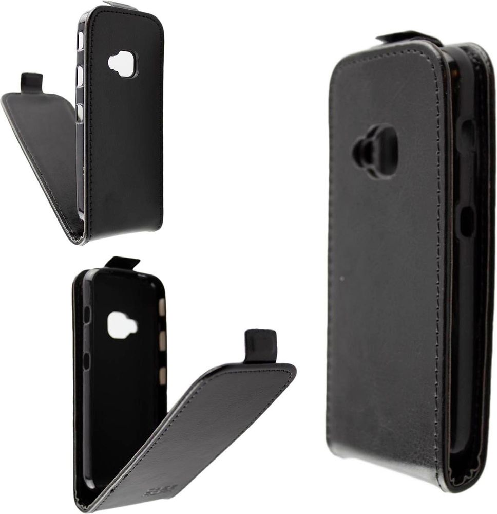 caseroxx Schutz Tasche Hülle Flip Cover kompatibel mit Nokia 5310 (2020), Smartphone Tasche Flip Cover in schwarz