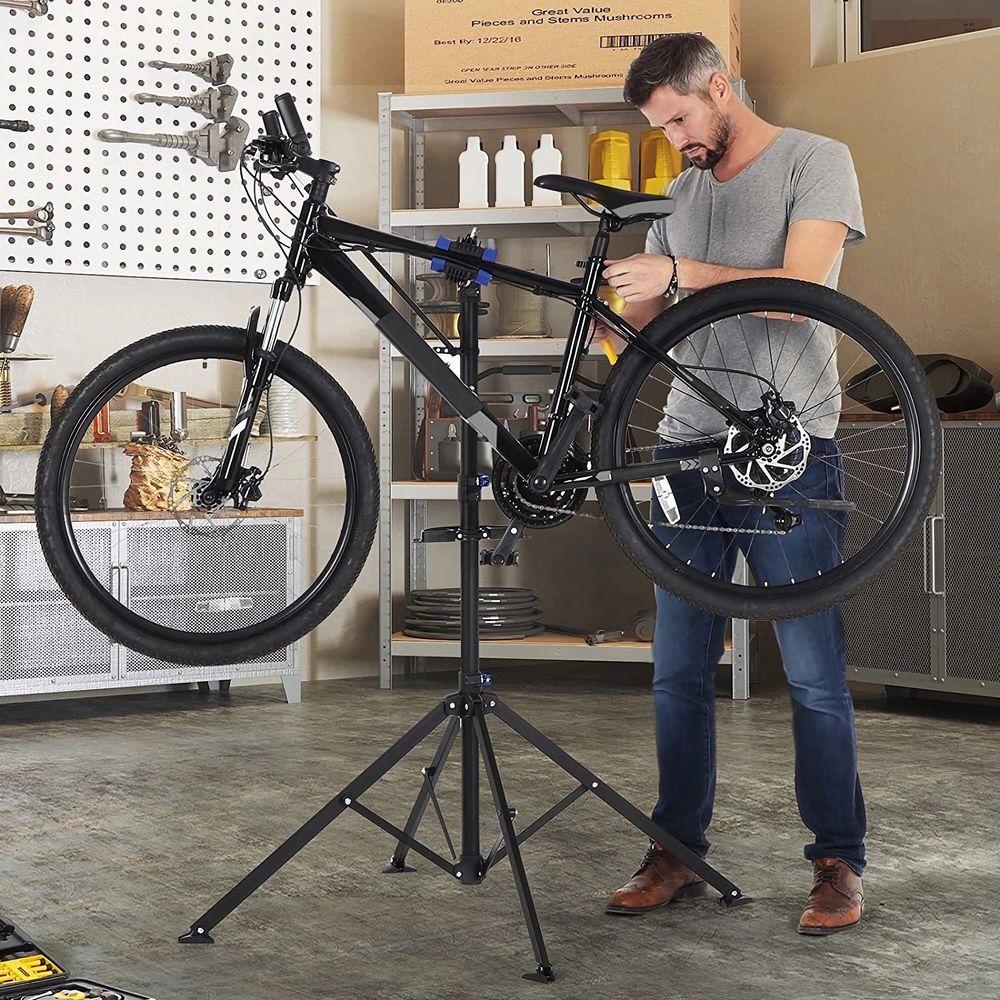 Montageständer Reparaturständer Fahrrad Ständer höhenverstellbar 30 kg Werkzeugständer Verstellbar Bike Träger, Retoo