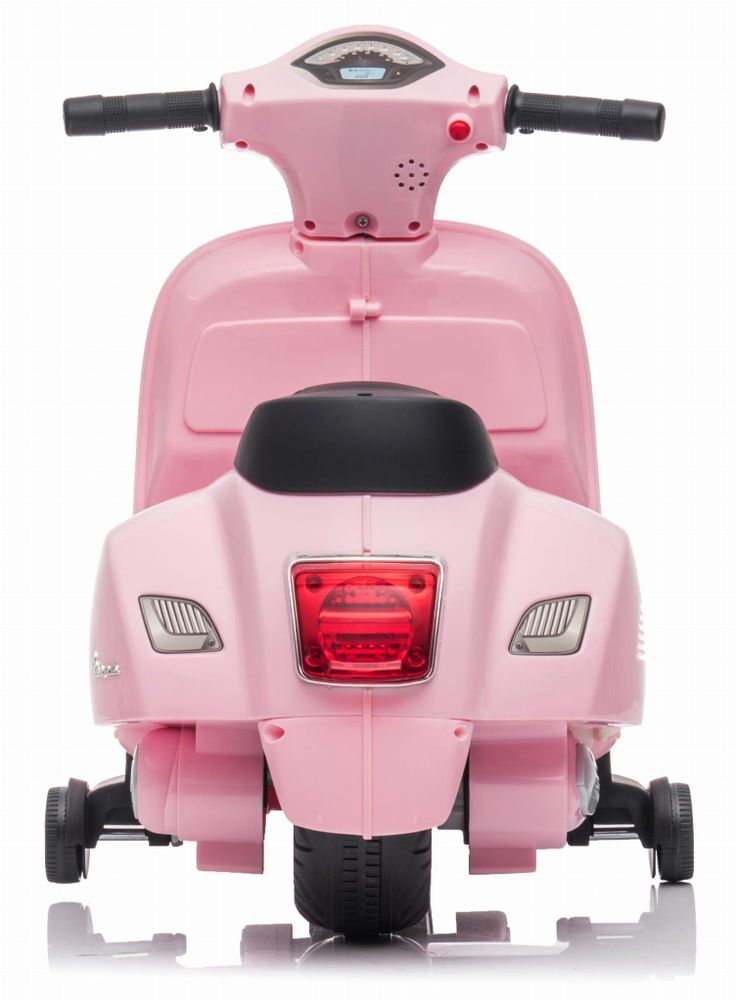 Dettaglio posteriore della Vespa elettrica per bambini con luce LED