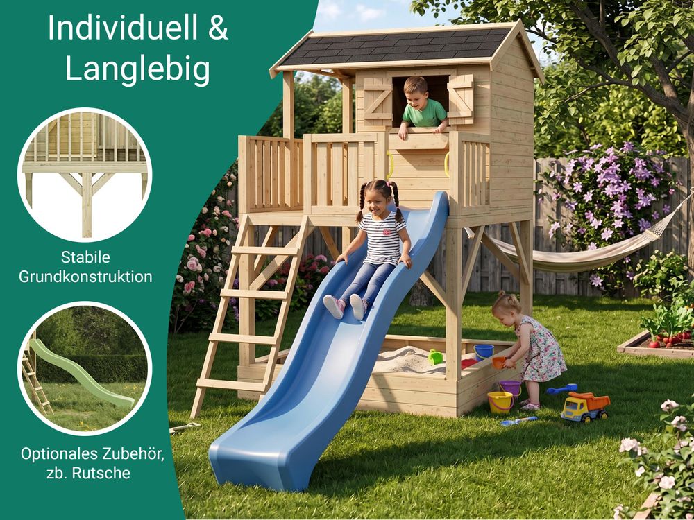 Stelzenhaus Funny XXL mit Sandkasten KDI