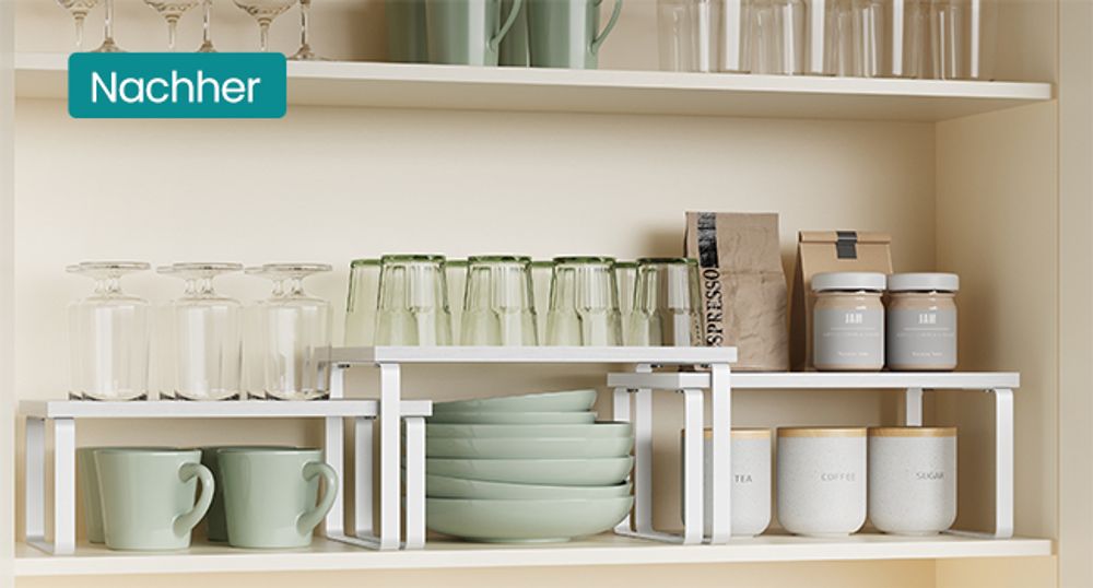 Platz im Schrank ausnutzen