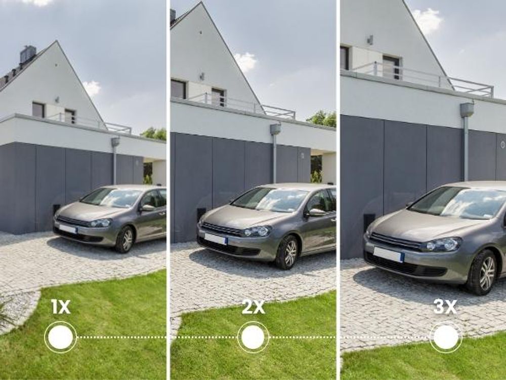 Reolink E1 Outdoor, 2K+ 5MP PTZ 2.4/5G WiFi venkovní sledovací kamera, detekce osob/vozidel/zvířat, automatické sledování, zoom, barevné noční vidění, černá barva