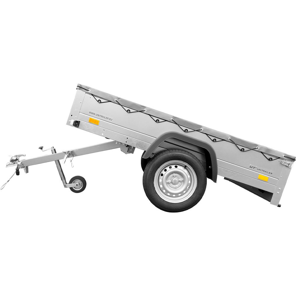 Anhänger mit Plane 750 kg GARDEN TRAILER 201 KIPP [mit Flachplane und Stützrad]