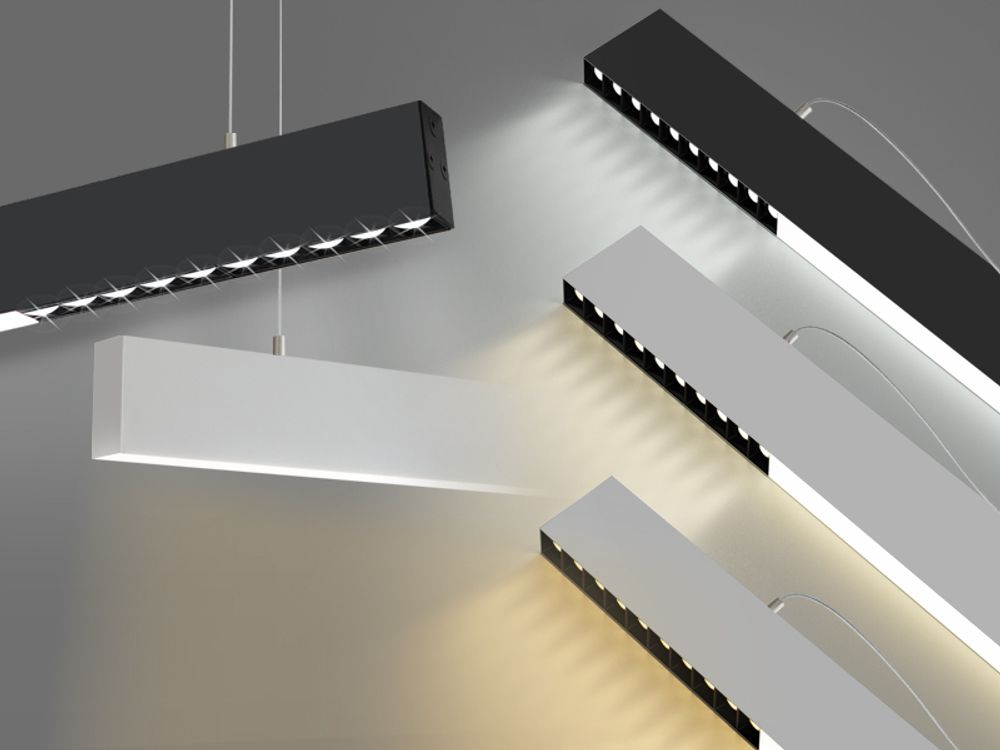 ZMH Hängeleuchte Esstisch LED Pendelleuchte Dimmbar Modern Lang Esstischlampe Weiß Bürolampe mit Fernbedienung Höhenverstellbar Wohnzimmer Esszimmer