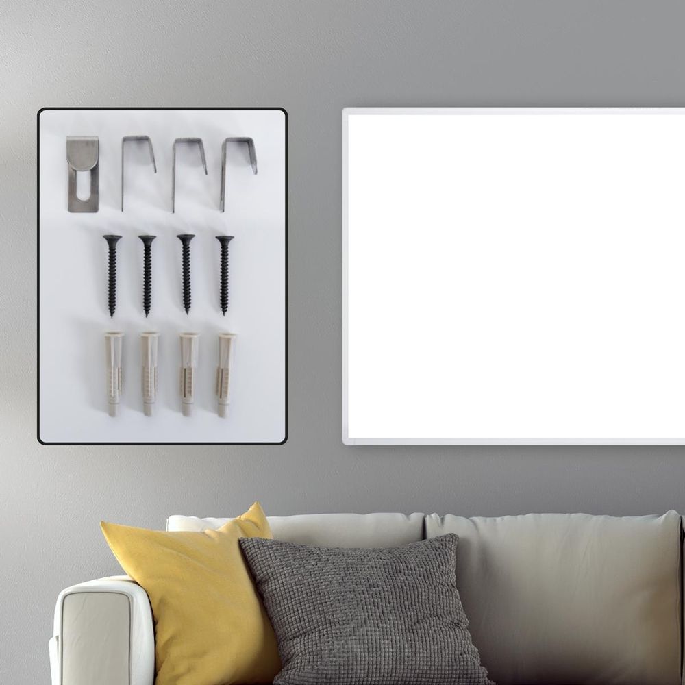 Heidenfeld Infrarotheizung HF-HP100-3 | Bis 16 m² - Thermostat - Heizkörper - Flachheizung - Heizpaneel - Infrarot Heizung - Wandhalterung (600 Watt)