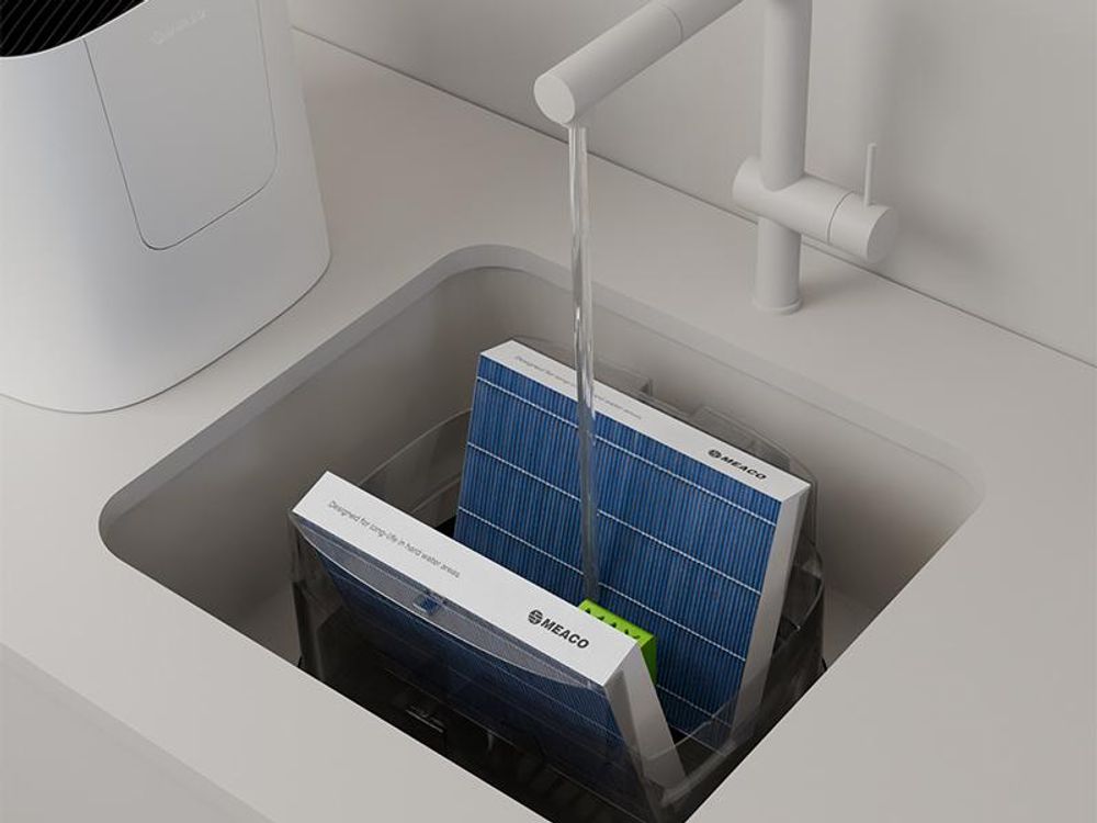 Luftbefeuchter Meaco Armin® 680 für 89 m² Räume, Verdunstung 680 ml/h, Tank 4,7 l, antibakteriell, kalkfrei, mit Nacht- & Turbomodus