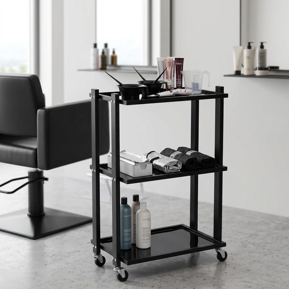 ENZO-231 Friseurwagen Rollwagen mit Schubladen für Colorationen im Salon