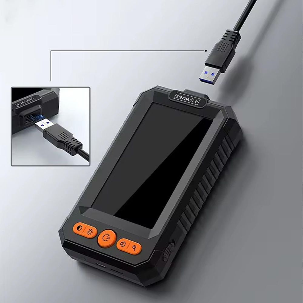 Inspektionskamera - Werkstattkamera - Endoskop - für Rohre - für Motoren - Full HD IPS - USB-C - 5 m