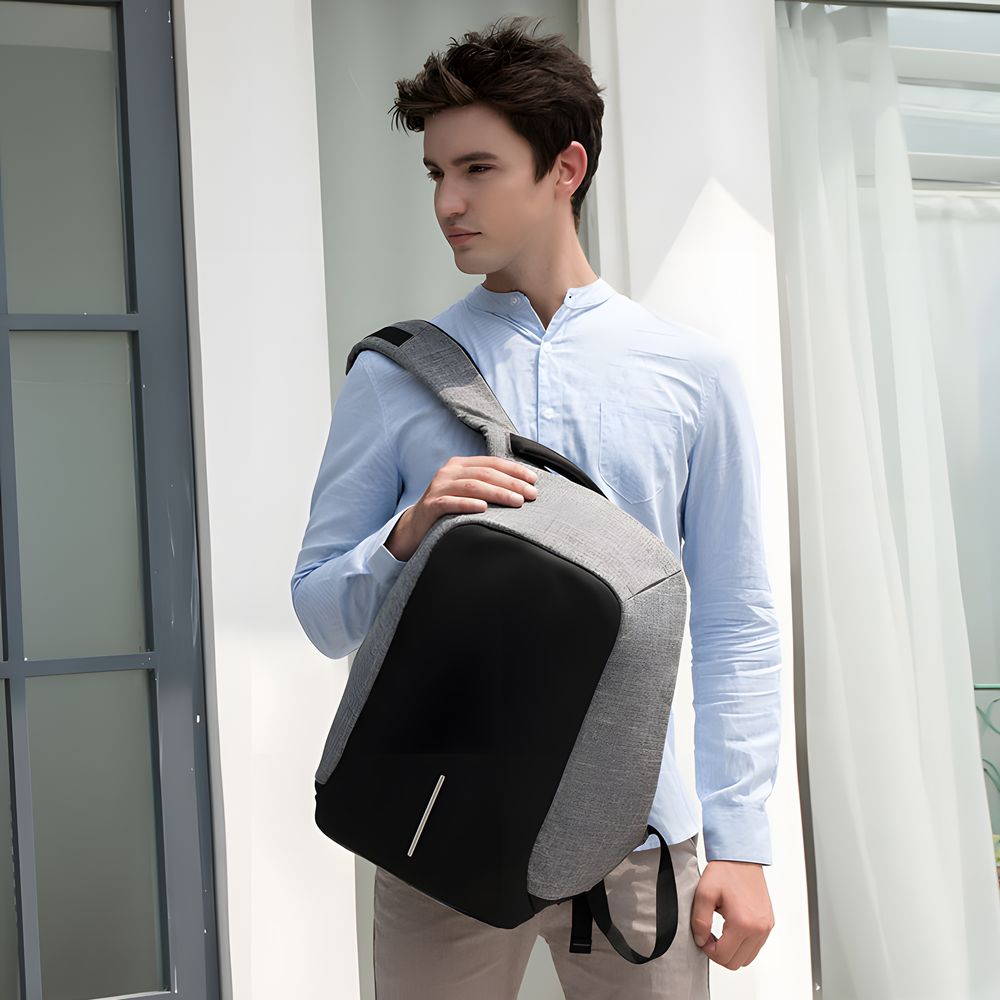 Rucksack Reiserucksack Erweiterbarer mit USB Ladeanschluss Anti Diebstahl Business Arbeit Reisen Rucksack für Notebook bis 15.6" Laptop Retoo