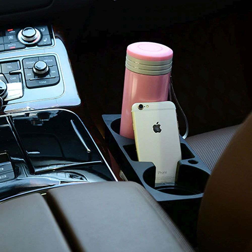 Dosenhalter Flaschenhalter für Auto Getränkehalter Universal Becherhalter KFZ Halter Lüftung LKW Cup Holder Wohnwagen Dosenhalterung Schwarz Retoo