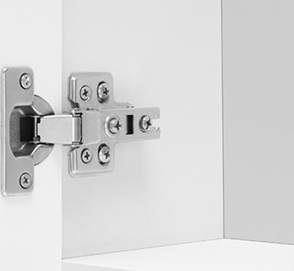 VASAGLE Badezimmerschrank mit 3 Türen, Spiegelschrank, Badschrank, offenes Fach, verstellbare Ablagen