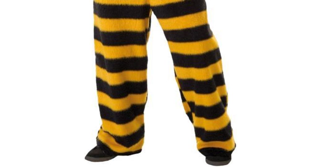 Hose Biene Bienchen Biene Brummer Tierkostüm Schwarz-Gelb 1-TLG. Hose, XXL
