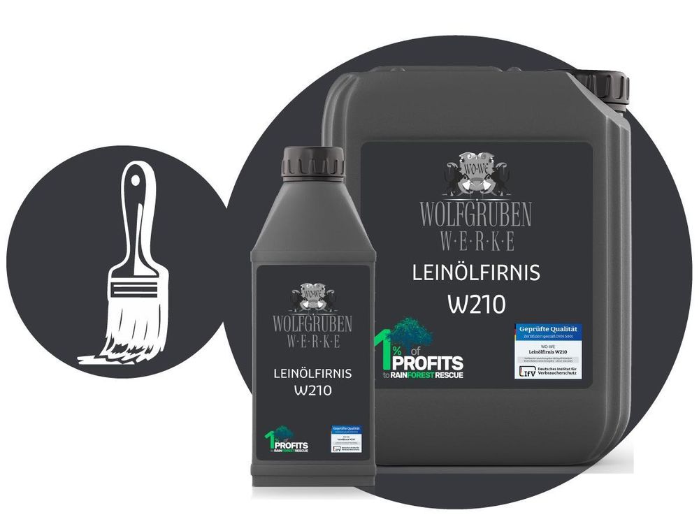 Leinölfirnis W210 Wirtschaftlicher Verbrauch