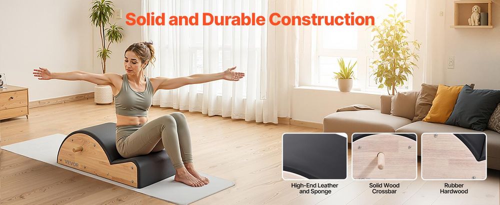 VEVOR Pilates-Wirbelsäulenkorrektur Yoga Zubehör für das Heim-Fitnessstudio, Fit