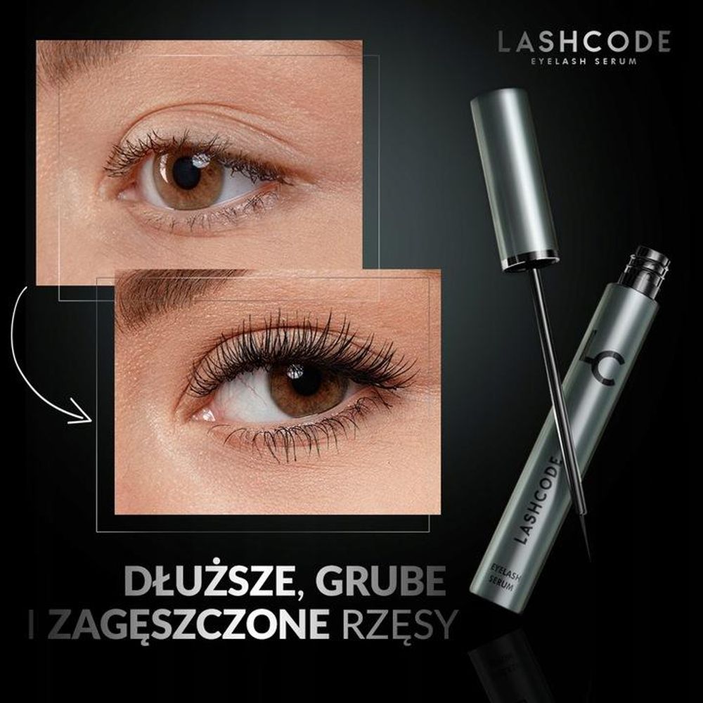 Lashcode Eyelash Serum odżywka do rzęs, 5ml