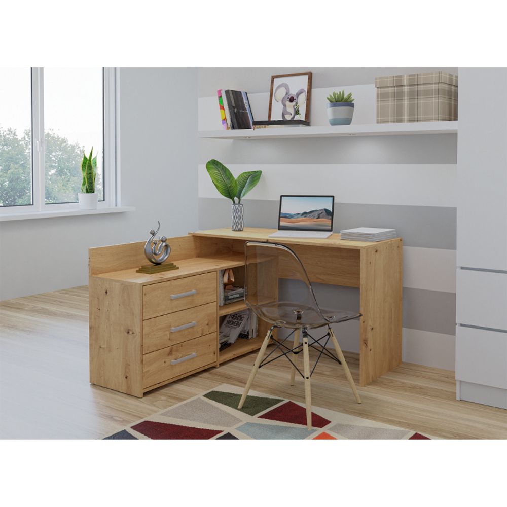 Topeshop DANY ARTISAN KPL Computertisch Eichenfarben