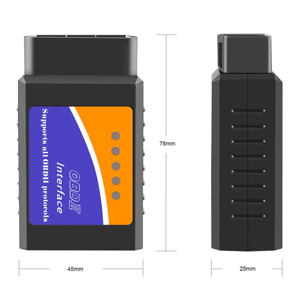 OBD2 ELM327 Diagnose Gerät Bluetooth 5.0, 4.0, 3.0 iOS Android PC KFZ Auto Scanner Tool Interface App Diagnosegerät Auslesegerät Fehlercodeleser Retoo