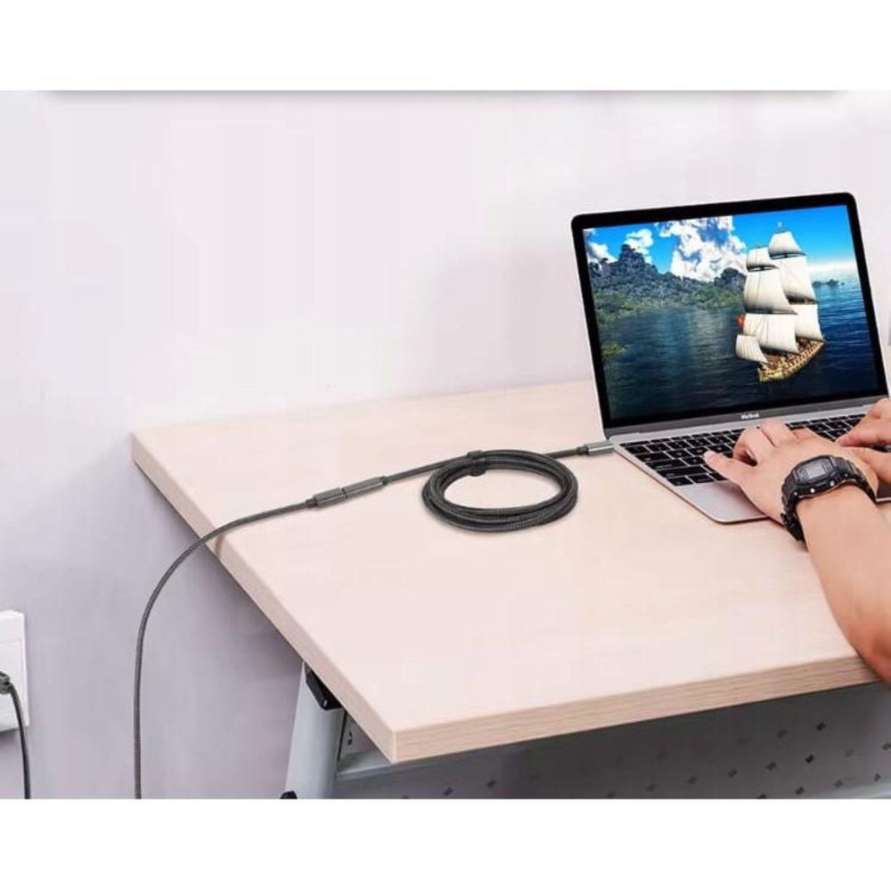 Kabel - Verlängerungskabel - USB-C-Buchse - Thunderbolt 3 - 4k 60 Hz - 10 GB - 100 W - 2 m - Audio und Video