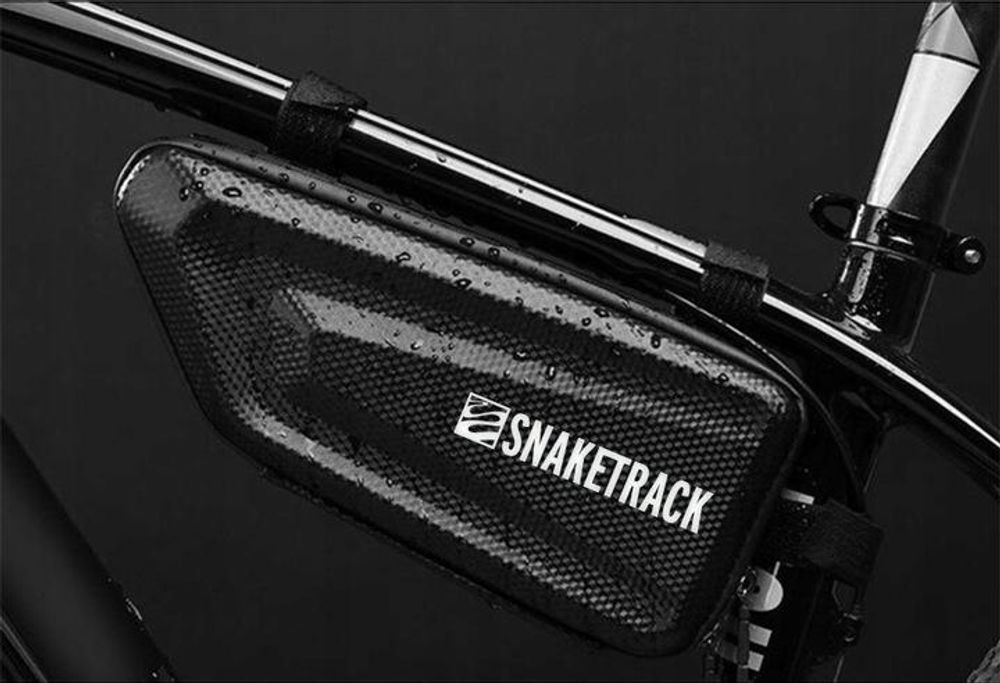 Forever Verstärkte Fahrradrahmentasche für sichere Aufbewahrung von wichtigen Kleinigkeiten, Fahrrad Tasche Wasserdicht für Montainbikes, Rennrad, Ebikes
