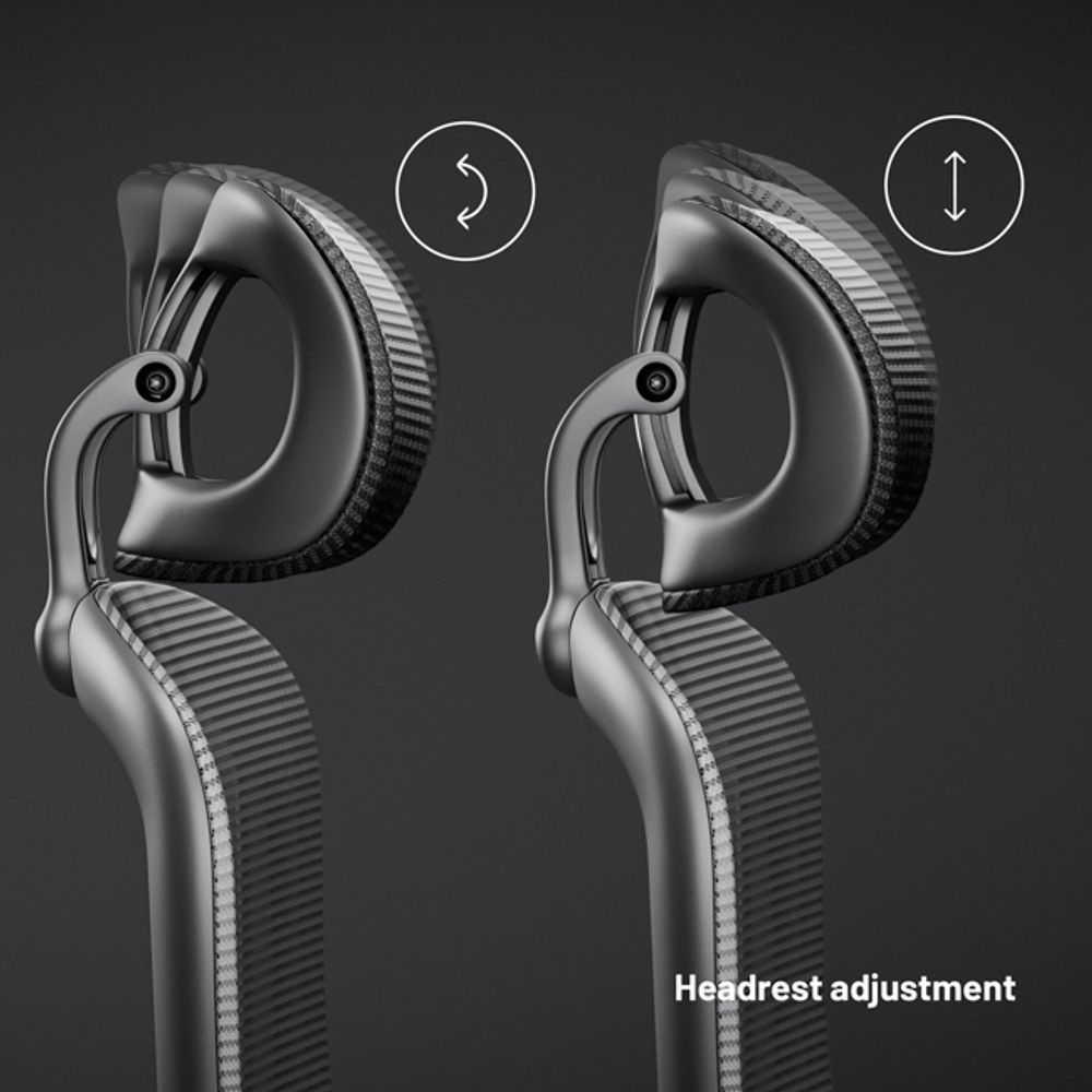 Diablo V-Light Bürostuhl Ergonomisch Schreibtischstuhl 3D Armlehnen Integrierte Lendenwirbelstütze Belastbar bis 110 kg Grau