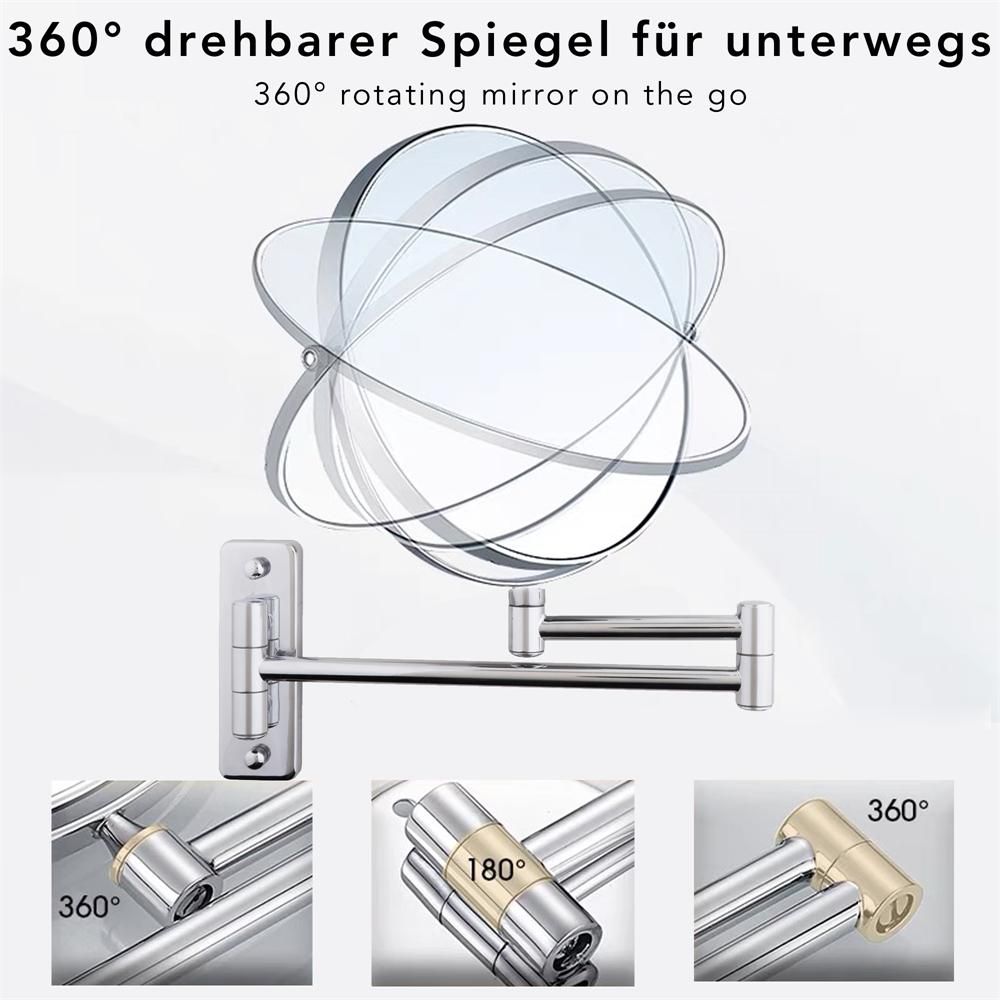 Schminkspiegel 10-fach Vergröß – Einsatz