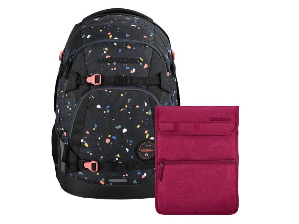 coocazoo Schulrucksack-Set MATE Schulrucksack inkl. Tablet-Tasche, 2-teilig